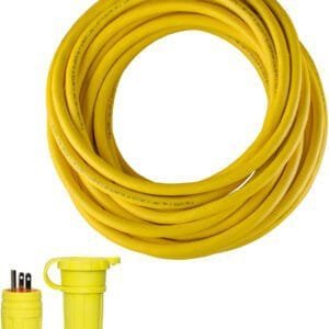 Ericson 1510PW6P123DYAM - Cordset, Perma-Kleen Antimicrobial Watertight, 100ft