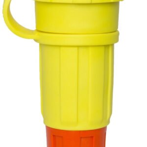 Ericson 2422-CW6P-AM - Locking Type Connector, NEMA L15-20, Perma-Kleen Antimicrobial Watertight, 20A/250V