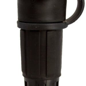 Ericson 1610-CW6P-BLK - Straight Blade Connector, NEMA 5-15, Perma-Tite Extreme Watertight, 15A/125V
