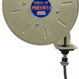 Ericson 4123-25 WHITE - Reel industrial grade, Retractable 25ft. of 12/3 SJOW Cable