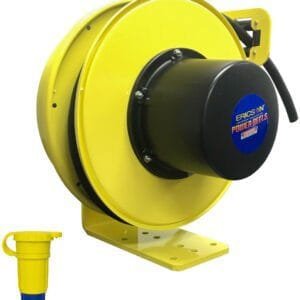 Ericson 5123-50-1612CW6P - Reel Industrial Grade, Retractable 50ft of 12/3 SOW cable with Connector NEMA 5-20C