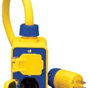 Ericson 6111-123C3 6111 W/2 L5-20, 6' #12/3 Cord W/l5-20 Plug