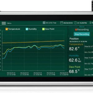 Extech RH550 - Humidity and Temperature Chart Recorder with Touch Screen