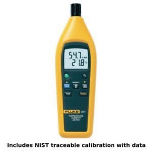 Fluke 971 CAL - Temperature/Humidity Meter (Includes NIST Traceable Calibration with Data)