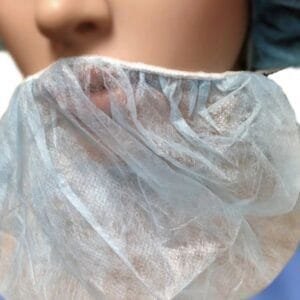 High-Tech Conversions GAH-BRD-WH - Bee-Safe Polypropylene Beard Cover, 100% Polypropylene, White, 1000 Pcs/Case