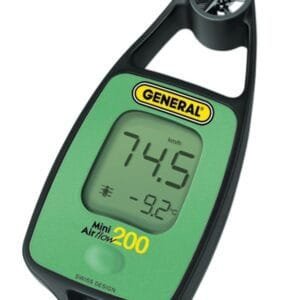 General Tools DAF3010 - Mini Airflow Meter with Wind Chill and Temperature