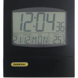 General Tools DJC381 - Jumbo Display Clock with Temperature