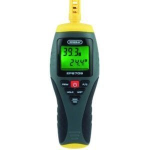 General Tools EP8709 - Calibratable 4-Function Digital Psychrometer