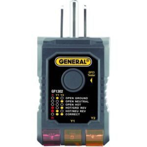 General Tools GF1302 - 3-Wire GFCI Receptacle Tester