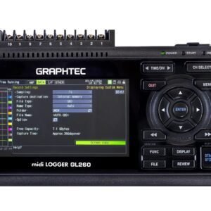Graphtec GL260 - Midi Data Logger (10 Channels, 4.3in TFT Display)
