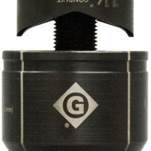 Greenlee K3BB-1-1/2 - Standard Round Manual Knockout Set (1.5" Conduit)