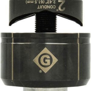 Greenlee K3BB-2 - Standard Round Manual Knockout Set (2" Conduit)