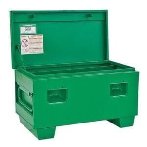 Greenlee 1636 - Heavy-Duty Jobsite Storage Chest without Tray, 6.7 Cubic Ft Capacity