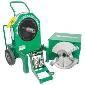 Greenlee 555ESC - Classic Electric Bender, with 23803 1/2" - 2" EMT Shoe Group