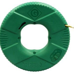 Greenlee FTXF-100 - REEL-X Non-Conductive Fish Tape, 100ft, Fiberglass