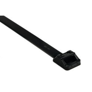 HellermannTyton T250M9X2 - Heavy Duty Cable Tie, 22" Long, 250lb Tensile Strength, Black