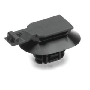 HellermannTyton 151-01033 - Connector Clip w/Oval Fir Tree, 0.6 - 3.0 mm Panel Thickness, Black