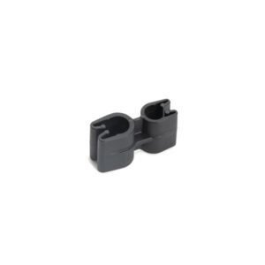HellermannTyton 151-02451 - Tube and Pipe Clip, 1x4 and 1x5mm Diameter, Black