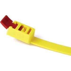 HellermannTyton RTT750HR.NX900 - Cable Tie, Releasable, 29.6"L, 200 lb, PA66, Yellow, SPEEDYTIE