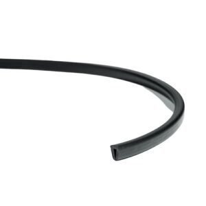 HellermannTyton SM1BK75MT - Self-Extinguishing Flexiform Grommet, Panel Thickness 0.039"-0.079", PVC, Black, 75m/Roll