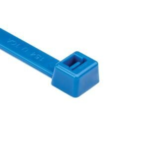 HellermannTyton T120R6H4 - Cable Tie, Heavy Duty MilSpec, 15"L, MS3367, UL, 120lb PA66, Blue