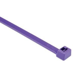 HellermannTyton T120R7H4 - Cable Tie, Heavy Duty MilSpec, 15"L, MS3367, UL, 120lb, Purple