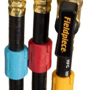 Fieldpiece HR3C - 1/4-inch Low Loss Valve (x2) and 1/4-inch Ball Valve (x1) Hose Set