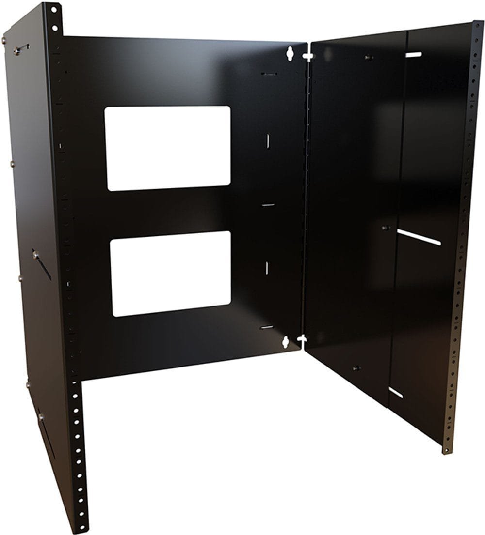 Hammond_APB19021BK1_-_Adjustable_Depth_Hinged_Wall_Rack