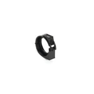 HellermannTyton 167-00205 - Convoluted Tubing Endclamp Fitting, 0.75", Black