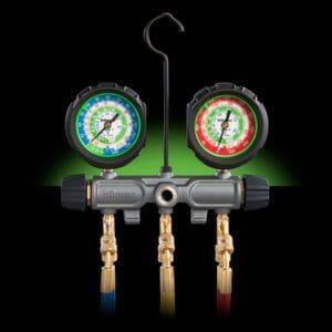 Hilmor 2V22404410 - 2-Valve Aluminum Manifold without Hoses (Catalog 1839134)