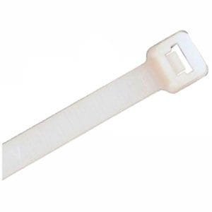 Ideal IT2LH-C Cable Tie, 8.7" 120lbs, Natural Nylon