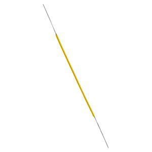 Jonard 30-Y-50-010 - Kynar Pre-Cut Wire, 30 AWG, 1" Insulation Length, Yellow, 50/Pk