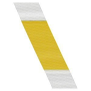 Jonard 30-Y-50-020 - Kynar Pre-Cut Wire, 30 AWG, 2" Insulation Length, Yellow, 50/Pk