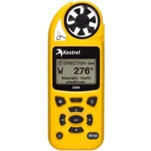 Kestrel 0855LVYEL - 5500 Pocket Weather Meter with LiNK and Vane Mount (Yellow)