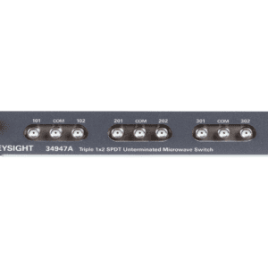 Keysight 34947A/026 - Triple 1x2 SPDT Unterminated Microwave Switch Module for 34980A; with 3 x N1810UL 26.5 GHz Terminated Switches