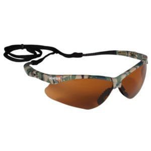Kimberly-Clark 19644 - Nemesis Safety Glasses, Uncoated, Camouflage Frame & Bronze Lenses
