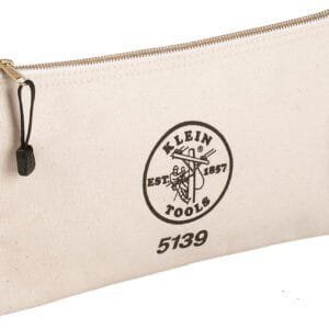 Klein Tools 5139 Canvas Zipper Bag