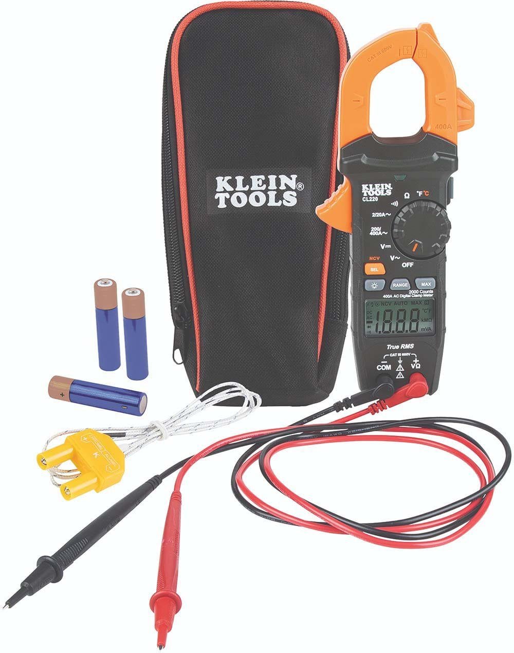 Klein_Digital_Clamp_Meter_AC_Auto-Ranging_400_Amp_with_Temp