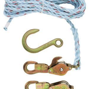 Klein Tools 1802-30SR Block and Tackle Spliced to 268 Block