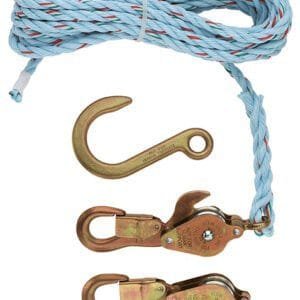 Klein Tools 1802-30 Block and Tackle with 258 Anchor Hook