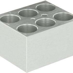 Labnet International D1125 Block, 6 x 25 mm tubes