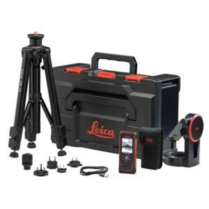 Leica DISTO D5 EXTERIOR PKG - Laser Distance Meter with Point Finder Camera Package (Range up to 200m)