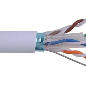 Liberty 24-4P-P-L6SH-WHT - White Category 4 Pair Shielded Cable