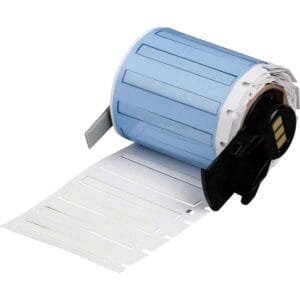 Brady M6-094-175-342-WT - Wire and Cable Labels, PermaSleeve, Heat Shrink, 0.094" Diameter, White, 100 Labels/Roll