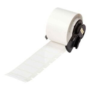 Labels, Heat Resistant, Permanent Acrylic, White, Gloss, Polyester