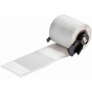 Brady M6-66-427 - Labels, Self Laminating & Wrap Around, Acrylic Adhesive, White, Clear, Matte, Vinyl