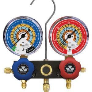 Mastercool 51303 - R600a, R290 & R134a 2-Way Aluminum Manifold Gauge Set Only