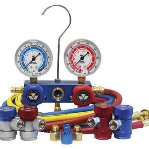 Mastercool 89772-AYF - R1234yf, R134a Aluminum Manifold 2 1/2-Inch Gauge Set - 72-Inch Hoses