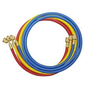 Mastercool 40360 - Set of Three 60" R12, R502 Standard Hoses w/ Standard Fittings (1/4" SAE)