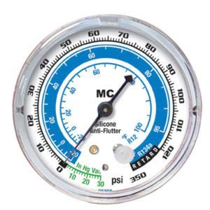 Mastercool 85350 - Anti-Flutter R134a Compound 2 1/2 Low Side Gauge